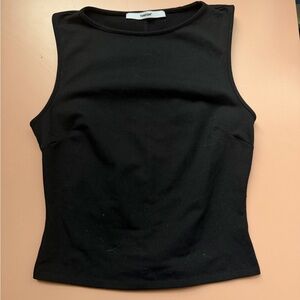 Tank Air Straight Neck Sleeveless Tank Size M